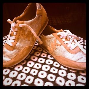 Gold Michael Kors Sneakers